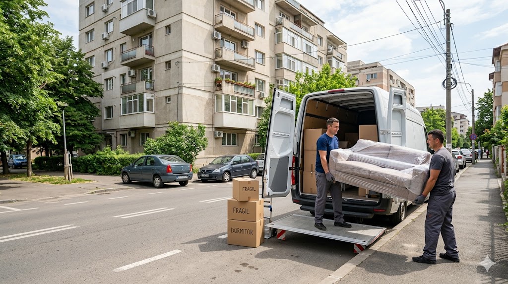 Mutări rezidențiale pentru apartamente și case în București și Ilfov